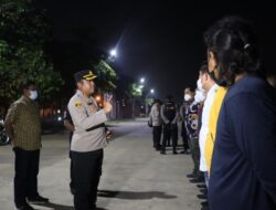 Perkuat Keamanan Wilayah dari Gangguan Kamtibnas, Wakapolres Metro Bekasi Memimpin Apel Kring Serse