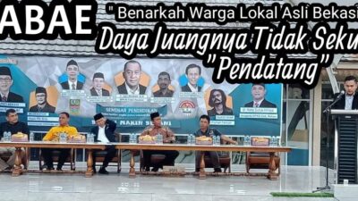 ICANG : JADI PJ BUPATI BEKASI KALAU BICARA PAKE DATA JANGAN PAKE ASUMSI