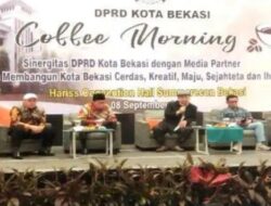 DPRD Kota Bekasi Adakan Acara Coffee Morning Bersama Insan Pers di Hotel Haris Summarecon Bekasi