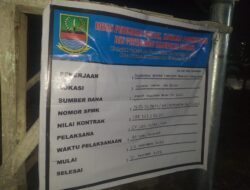 Diduga Pengawas & Konsultan Tutup Mata, Pengecoran Jalan Utama Perumahan Cikarang Indah Desa Sukamanah Kecamatan Sukatani