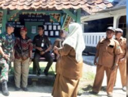Danramil 11 Pebayuran Tinjau Langsung Rencana Lomba Kampung Bersih
