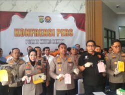 Jajaran Polres Metro Bekasi Berhasil Mengungkap Dan Menangkap 14 Tersangka Tindak Kejahatan