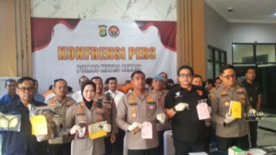 Jajaran Polres Metro Bekasi Berhasil Mengungkap Dan Menangkap 14 Tersangka Tindak Kejahatan