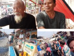 Akibat Banyak PKL (pedagang kaki lima), Jalan Raya Buyut Kaipah Berubah Menjadi Kali Cacing