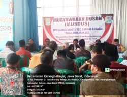 Musyawarah dusun (Musdus) penyempurnaan dokumen Rencana Kerja Pembangunan Desa KarangRahayu Tahun Anggaran 2025